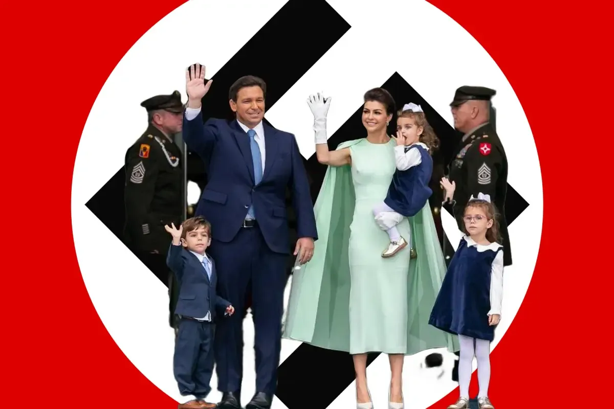 A picture of Ron Desantis and his family